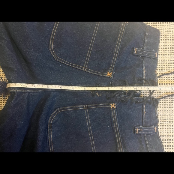 Vintage 70s howick denim wide leg jeans - Picture 7 of 9